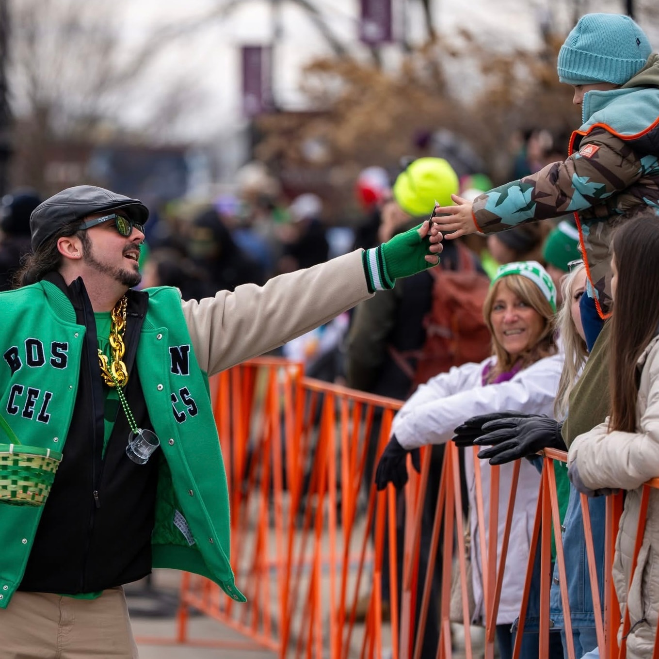 Gregory McCauley at the St. Patrick's Day Parade community event